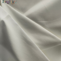Tissu Popeline TC Uni Tissé Longhitex de Haute Qualité 80% Polyester 20% Coton 45*45 133*72 Séchage Rapide pour Costumes et Maillots de Bain