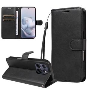 Étui portefeuille en cuir avec cordon pour Moto Edge 70 Fusion 5G, pour Xiaomi 17 Promax, avec fonction support - Product Image 3