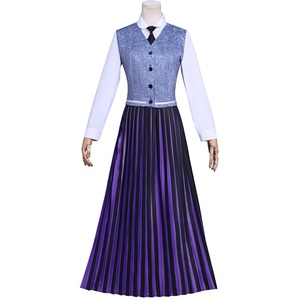 Costume de cosplay de <span class=keywords><strong>la</strong></span> saison 2 de Hot Wednesday, jeu de rôle d'Halloween, drame américain, personnage principal de <span class=keywords><strong>la</strong></span> <span class=keywords><strong>famille</strong></span> <span class=keywords><strong>Addams</strong></span>, Echo, ensemble violet pour <span class=keywords><strong>la</strong></span> télévision/le cinéma - Product Image 5
