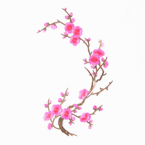 Fleur Applique Vêtements Broderie <span class=keywords><strong>Patch</strong></span> <span class=keywords><strong>Tissu</strong></span> <span class=keywords><strong>Autocollant</strong></span> Fer à coudre sur <span class=keywords><strong>Patch</strong></span> Couture Réparation Brodé Nouveau Plum Blossom <span class=keywords><strong>Patch</strong></span> - Product Image 5
