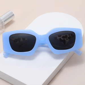 Xsy Women Pink Irregular Polygon Sunglasses UV400 PC Frame <b>Sunscreen</b> Type 3 - Product Image 4