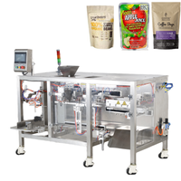 Machine d'emballage automatique de sachets préformés horizontale, machine de remplissage et de scellage Doypack pour poudre, liquide, granulés CE