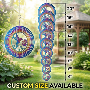 Tourniquet à vent Mandala Papillon 3D, Tourniquets à vent cinétiques rotatifs suspendus, Ornement de <span class=keywords><strong>jardin</strong></span> en métal, Tourniquet à vent découpé au laser personnalisé - Product Image 4
