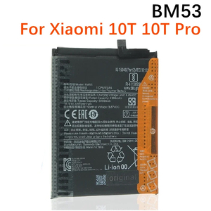 แบตเตอรี่ BM53 สำหรับ Xiaomi <span class=keywords><strong>10T</strong></span> แบตเตอรี่สำรองสำหรับ <span class=keywords><strong>MI</strong></span> <span class=keywords><strong>10T</strong></span> <span class=keywords><strong>Pro</strong></span> แบตเตอรี่แบบชาร์จได้ 5000mAh ความจุเต็ม แบตเตอรี่ลิเธียมไอออนจากจีน - Product Image 2