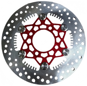 Nuevos accesorios para patinete, disco de freno delantero para motocicleta de 220mm para Yamaha MIO <span class=keywords><strong>Soul</strong></span> Honda Vario Beat Piringan, Rotor de freno de disco - Product Image 6