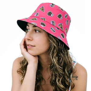 Chapeau Bob Unisexe en Coton Double Face avec Logo Imprimé Tendance pour Enfants, Pêche, Cyclisme, Décontracté, Printemps, Été, Extérieur, Protection Solaire - Product Image 4