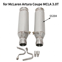 Downpipe Catalizado de Alto Flujo y Alta Calidad SDO para McLaren Artura Coupé MCLA 3.0T 2022+ con Escudo Térmico para Escape de Alto Rendimiento