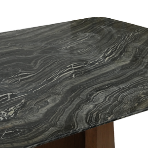 Hiện đại chất lượng cao bàn ăn bằng đá cẩm thạch lớn với kết cấu tự nhiên đồ nội thất thời trang cho phòng ăn khách sạn - Product Image 6