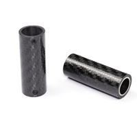 Tube en fibre de carbone industriel de 2 m, 30 mm, pour mât, pied de support, tige de parasol, télescopique, haute résistance, léger