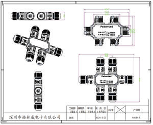 6 Way Ip68 Waterdichte Connector 2 <span class=keywords><strong>P</strong></span> 3 Core Snelle Connector Met UV-Bestendig Nylon Voor Irrigatiesystemen En Landbouw - Product Image 5