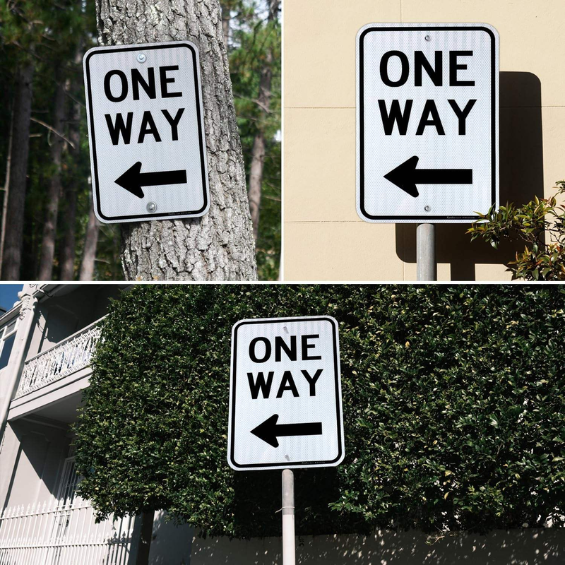 Reflective Traffic Signs One way Street