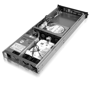 1U Lame Mini-itx double système châssis rackable, boîtier de serveur industriel cas EKI-M550 - Product Image 4
