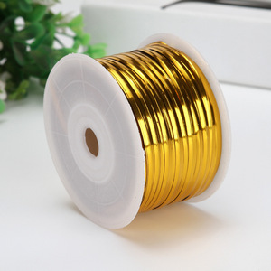 Kích thước 100 vàng và bạc Tie dây bó hoa vật liệu đóng gói kẹo mút bao bì túi Tie dây màu niêm phong Tie dây bán buôn - Product Image 2