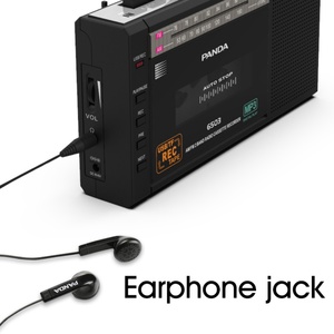 Radio AM/FM Portátil con Reproductor de Casetes, Mecanismo Retro, Venta al Por Mayor de Fábrica - Product Image 5