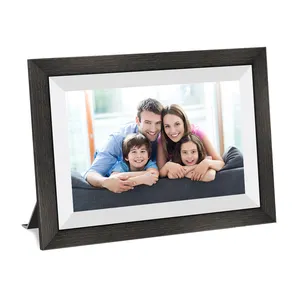 Wholesale Private Label US PLUG Frames Wooden Digital Picture Frame Dropshipping Agent With Professional Order Fulfillment