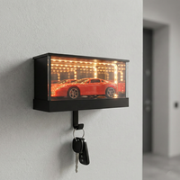 Lampe murale intelligente à détecteur de présence humaine InfinityGarageKeychain, lumière LED automatique, lampe tunnel créative pour la décoration d'entrée