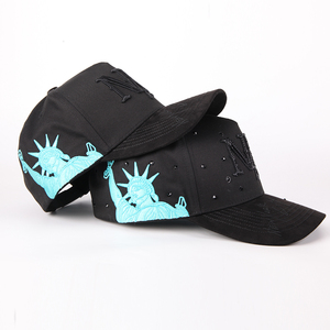 Tùy chỉnh Thêu Logo Thể Thao Mũ Mũ bán buôn được trang bị Mũ bóng chày cho nam giới - Product Image 4