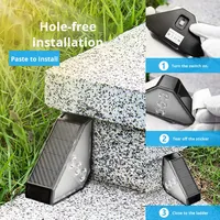 Pour Amazon Solar Outdoor Garden Light Auto-On à Dark Waterproof IP65 Decorative Step Light pour l'Application de route de paysage d'escalier