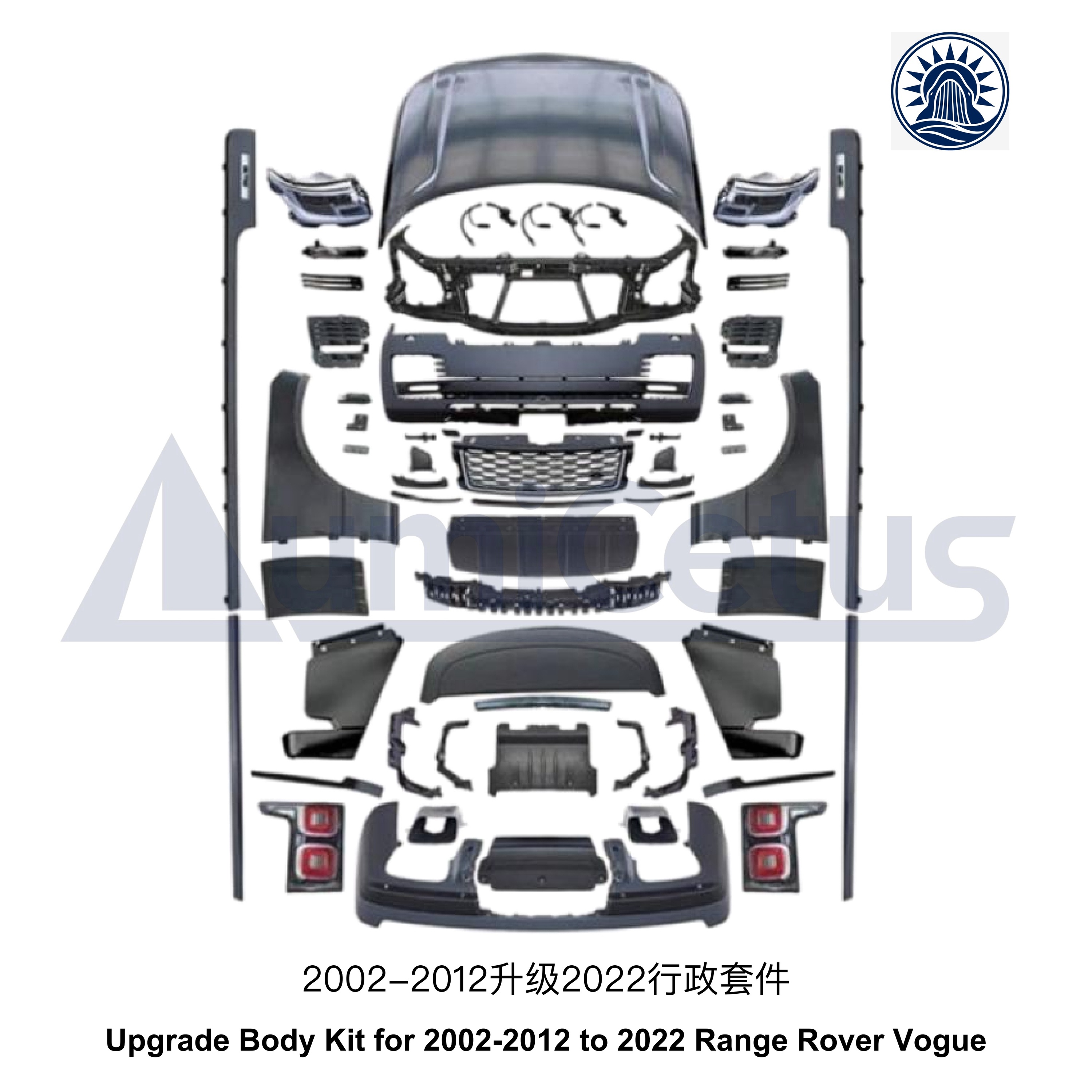 Kit de carrosserie de mise à niveau pour Range Rover Vogue 2002-2012 vers 2022