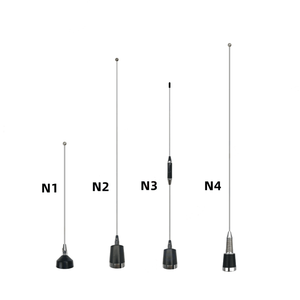 Antena NMO de 4 Longitudes (49cm, 131cm, 89cm, 136cm) de Acero Inoxidable, Antena Móvil VHF UHF para Automóvil - Product Image 1