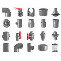 Colliers de serrage en U standard DIN pour plomberie, en PVC/UPVC, pour tuyaux de 1/2, 3/4 et 1 pouce – Vente en gros