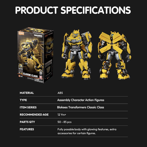 BLOKEES <span class=keywords><strong>Transformers</strong></span> Classic Class, Kit <span class=keywords><strong>de</strong></span> Construcción <span class=keywords><strong>de</strong></span> Figuras <span class=keywords><strong>de</strong></span> Juguete para Niños <span class=keywords><strong>de</strong></span> 8+ Años, Figura <span class=keywords><strong>de</strong></span> Acción <span class=keywords><strong>de</strong></span> Robot Unisex - Product Image 4