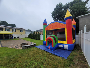 Castello gonfiabile gonfiabile del castello di salto all'aperto del Pvc del grado commerciale buttafuori con l'aeratore - Product Image 3