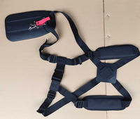 Sangle universelle de type X à double épaule avec coussinet de protection pour harnais rembourré de débroussailleuse