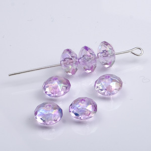 Transparent Color Plated Faceted Flat <b>Beads</b> Abacus <b>Beads</b> Bracelet DIY Jewelry Accessories <b>Acrylic</b> <b>Beads</b> Crystal <b>Beads</b> - Product Image 6