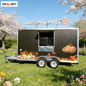 Camión de Comida Móvil de Fibra de Vidrio para Exteriores, Estación de Dulces y Bocadillos, Equipo de Catering Comercial, Remolque Multifuncional para Venta Ambulante - Product Image 5