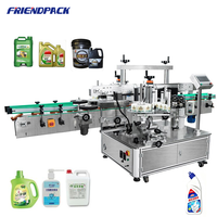 Machine d'étiquetage automatique double face UPK certifiée CE, machine d'étiquetage pour bouteilles carrées, machine d'étiquetage d'autocollants imperméables