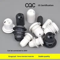 Douilles de lampe à vis E27/E14 Risinglights, accessoires d'éclairage 250V, en matériau PTE, courant 4A, garantie 2 ans