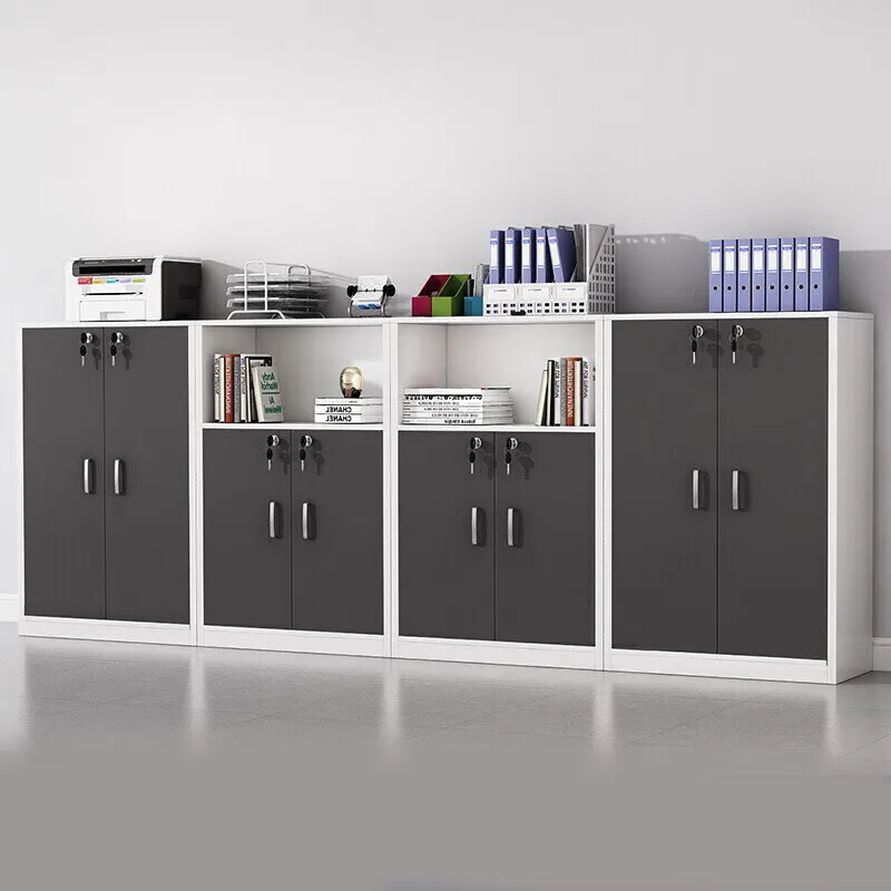 WJG-25 lemari arsip kayu modern kabinet arsip kantor furnitur kantor lemari arsip kantor
