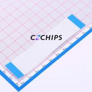 ZX-FFC1.0-T-10048-20P FFC Cable (Flexible Flat Cable) P=1mm Connector 20P 1mm Non-Inverting 10cm - Product Image 2