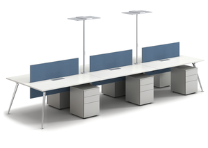 Meubles de bureau modulaires en bois, design de panneaux, configuration ouverte moderne pour équipe de 6 à 20 personnes, bureau écologique - Product Image 5