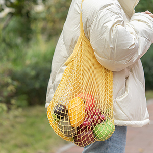 Nhà Máy Trực Tiếp Bán Thời Trang Có Thể Giặt Bền Bông Lưới Túi Cho Trái Cây Rau Trái Cây Rau Lưới Bông Mua Sắm Túi - Product Image 6