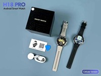 H18 PRO 4G Android Akıllı Saat 2025 WIFI GPS Tiktok Youtube Facebook AI NFC 3+32GB Sim Kartlı HD Kameralı Akıllı Telefon Saat