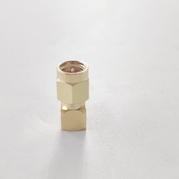 Connecteur SMA mâle vers SMA femelle à angle droit, adaptateur coaxial RF
