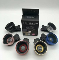 Snbo 0.45X 2 en 1 Macro Objectif grand angle pour téléphone portable