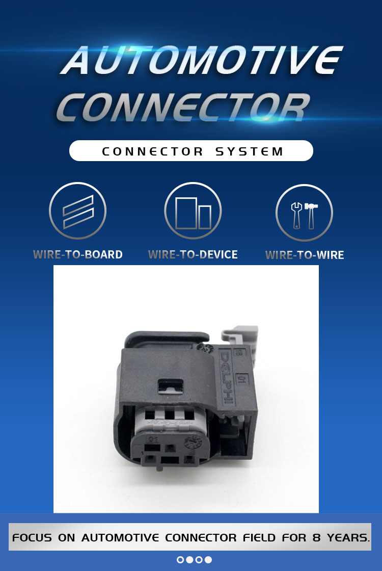TE Connectivity Female 3 Pin Pressure Sensor Connector for BMW