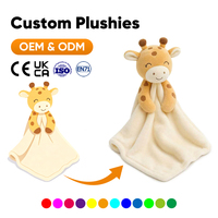 Peluche d'agneau beige, douce et moelleuse, couverture réconfortante, jouet en peluche personnalisé, écologique, non toxique pour bébés