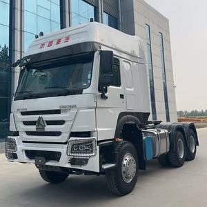 รถบรรทุกหัวลาก SINOTRUK Howo 6x4 พวงมาลัยซ้าย 351-450 แรงม้า รับน้ำหนัก 21-30 ตัน เบาะคนขับแบบระบบกันสะเทือนด้วยลม - Product Image 4