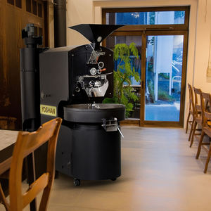 Machine à torréfier le cacao en fûts industriels automatique de 10 kg, 12 kg, 15 kg, torréfacteur à café commercial pour <span class=keywords><strong>grille</strong></span>-<span class=keywords><strong>pain</strong></span> à café - Product Image 1