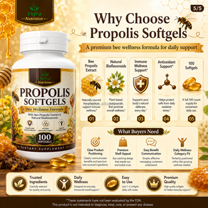 Capsules molles de <span class=keywords><strong>propolis</strong></span>, extrait haute puissance, compléments alimentaires pour le cerveau, <span class=keywords><strong>propolis</strong></span> d'abeille naturelle de haute qualité, capsule molle - Product Image 6