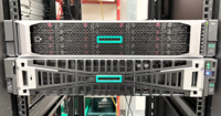 HPE D3710 kandang Q1J10B atau Q1J10A 24SFF penyimpanan 25 2.5 "Bay SAS SATA SSD 12 Gb/s rak Mount Storage Array
