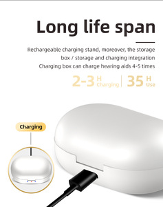 Mini Apparecchio Acustico Digitale ITE Classe II Ricaricabile con Custodia Magnetica, Cancellazione del Rumore, Ricarica Rapida <span class=keywords><strong>per</strong></span> Anziani con Ipoacusia Lieve o Moderata - Product Image 5