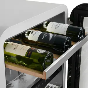 Wine Bar Fridge Wine Beer Chiller Cooler Wine Bottle Chiller Champagne Bar Party Electric Electronic Temperature Freestanding