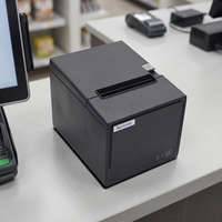 Impresora Térmica de Recibos Xprinter USB de 80 mm con Corte Parcial, Impresora Térmica POS para Cocina, Restaurante, Comercio Minorista