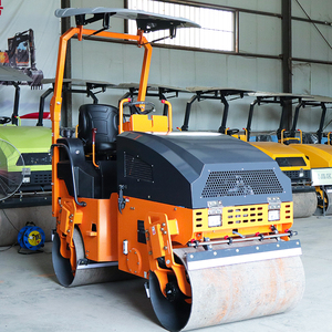 Rodillo Compactador Vibratorio de Doble Tambor de 2 Toneladas para Construcción, de Fábrica Profesional - Product Image 1