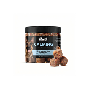Friandises à mâcher souples ODM/OEM sous marque privée avec vitamine D et calcium pour chats et chiens ayant une digestion sensible, favorisant la relaxation - Product Image 1